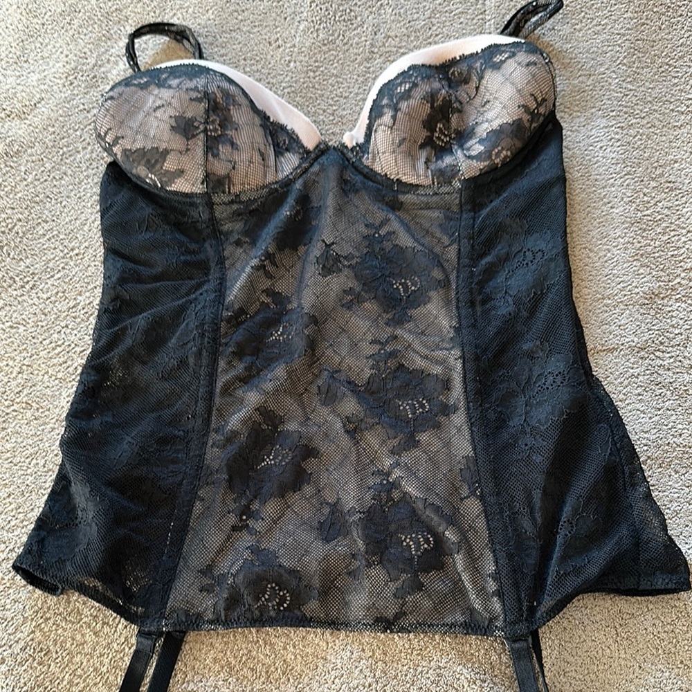 Intimissimi Black Lace Bustier